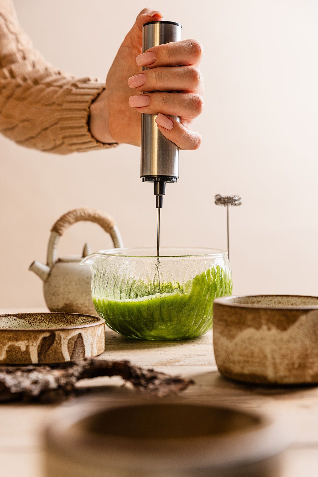 Mousseur à Lait Électrique