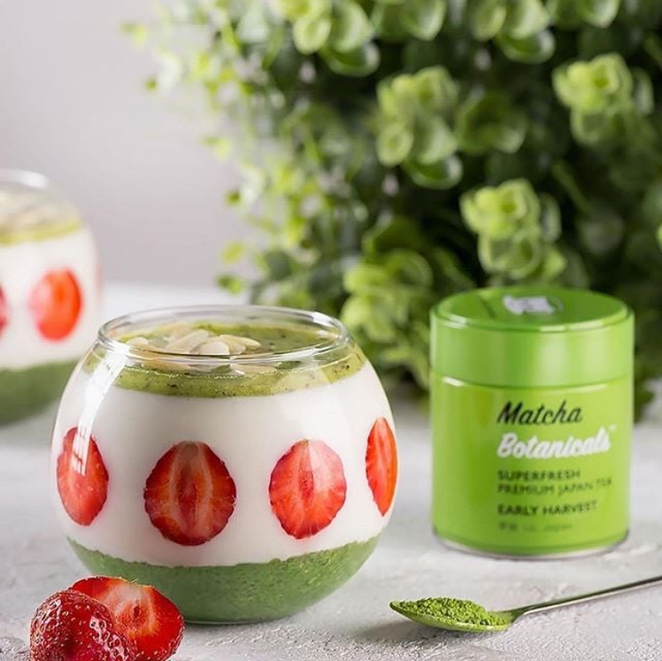 Light Matcha Dessert Cups